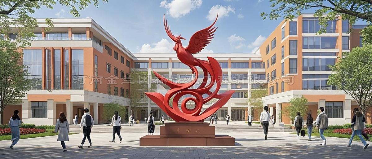 郑州学校不锈钢雕塑设计(图4)
