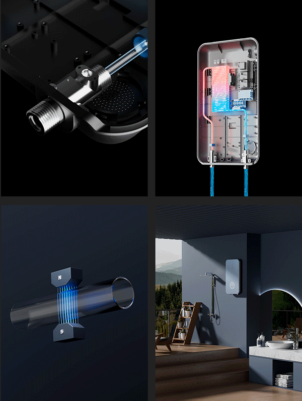 电热水器主图视频/产品动画渲染（图ZMzg5NDcwNjY0） - 动画/影视 - 站酷设计师DXF丶原创素材 - 站酷ZCOOL