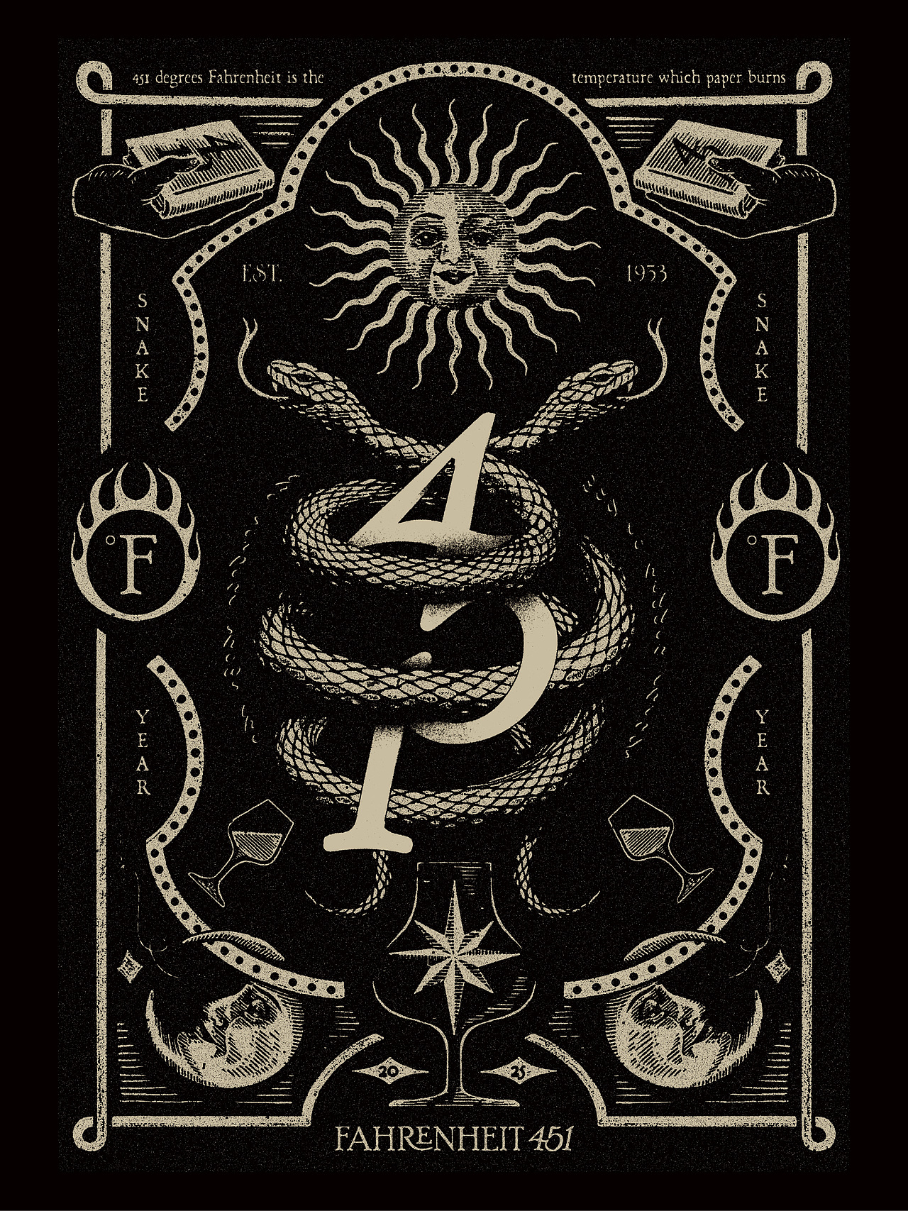 Fahrenheit 451 精酿品牌 蛇年视觉 Year of snake(图ZMzg5NDc5NjY4) - 品牌 - 站酷设计师pigeonstudio原创素材 - 站酷ZCOOL