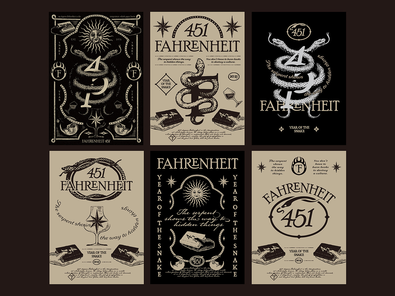 Fahrenheit 451 精酿品牌 蛇年视觉 Year of snake(图ZMzg5NDc5Njgw) - 品牌 - 站酷设计师pigeonstudio原创素材 - 站酷ZCOOL