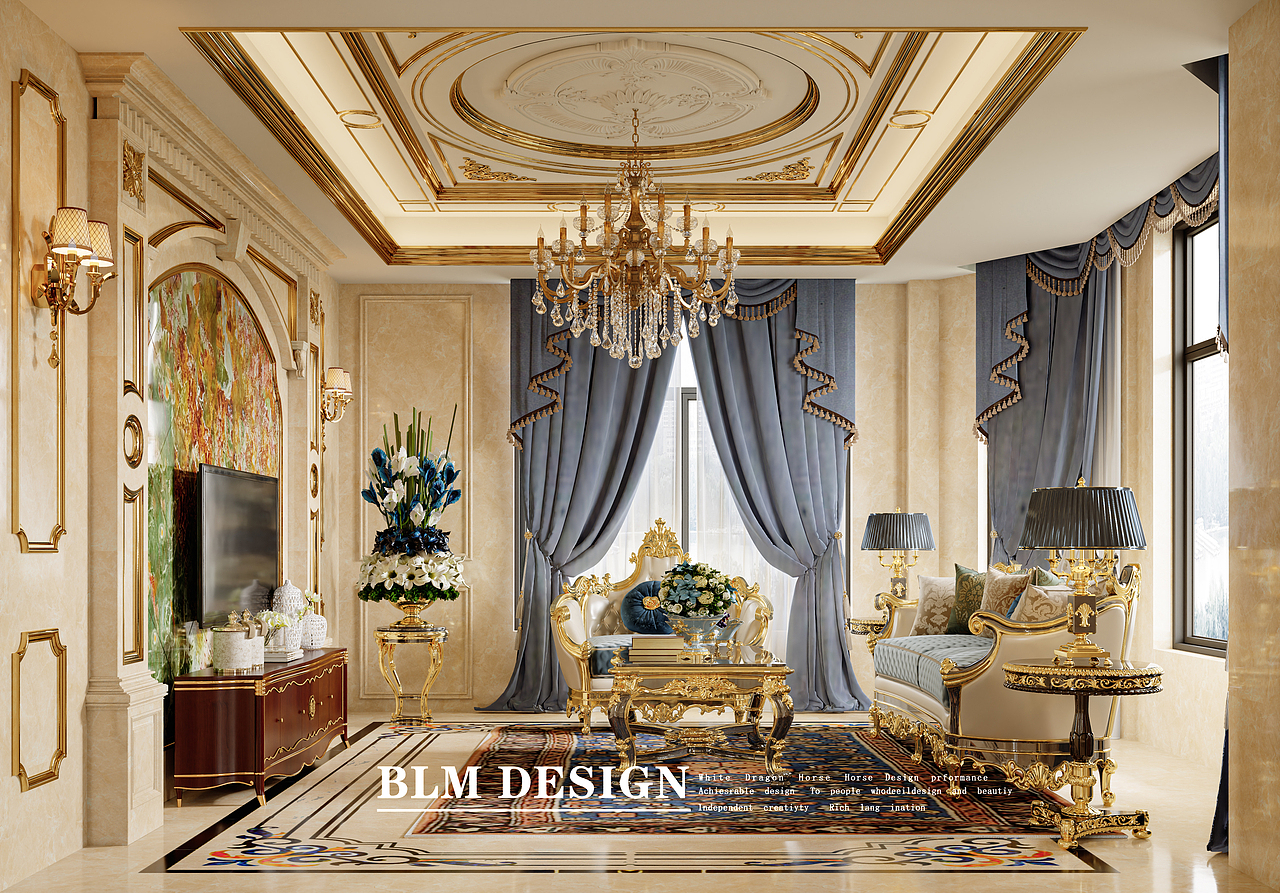 白龙马效果图-欧式