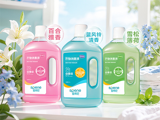 衣物洗衣液详情设计