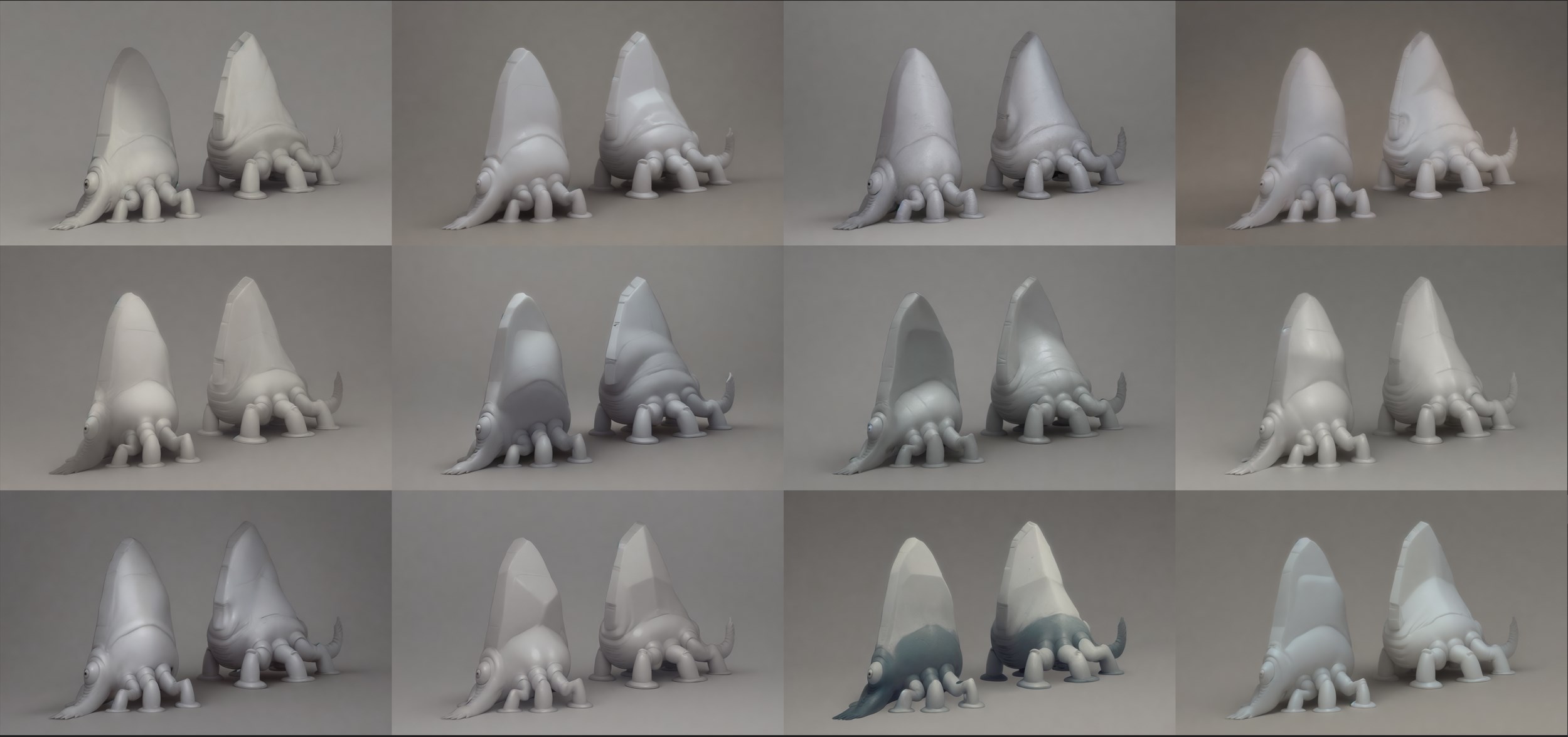 写实版外星生物制作过程(手绘+photoshop+Stable Diffusion)