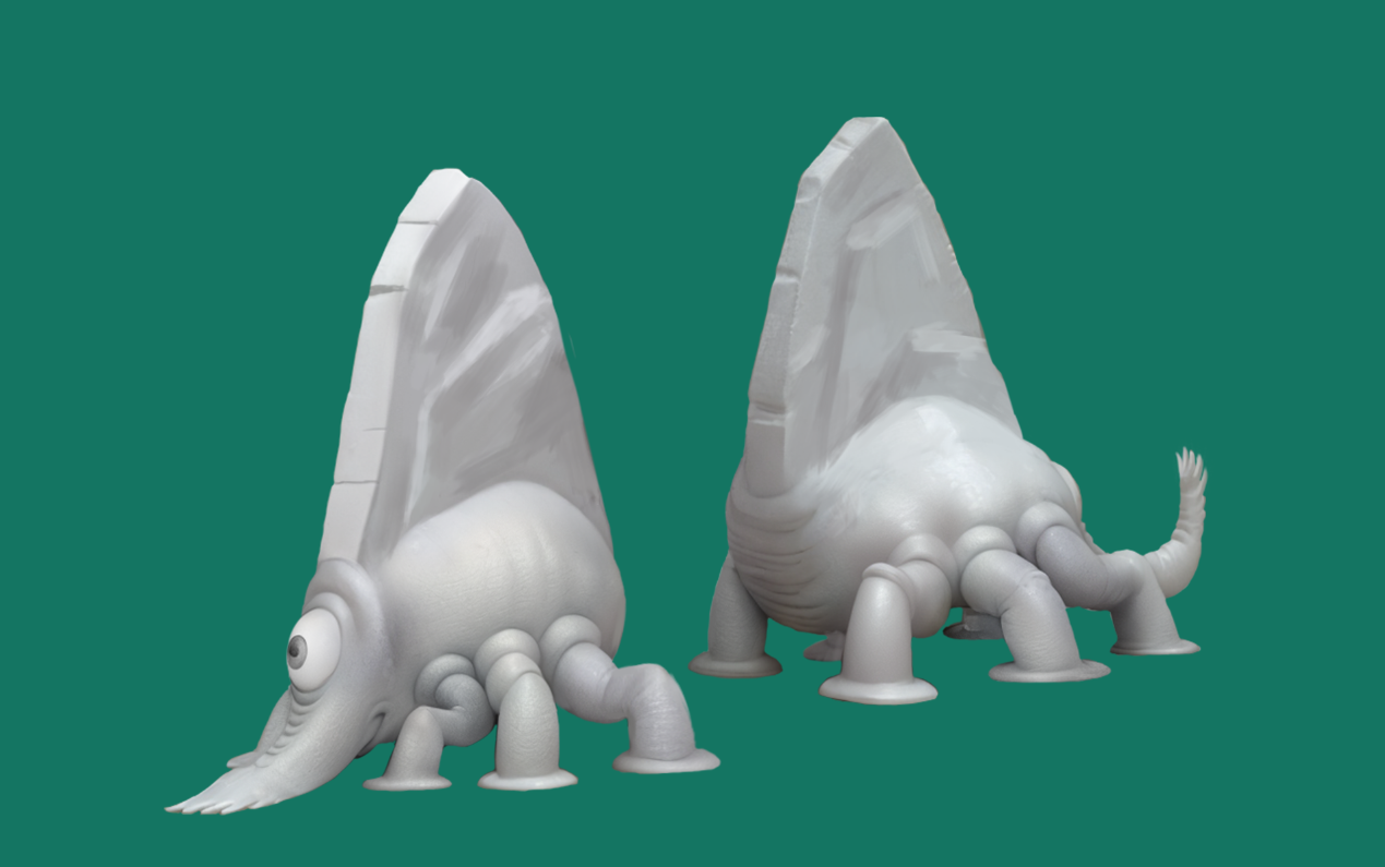 写实版外星生物制作过程(手绘+photoshop+Stable Diffusion)