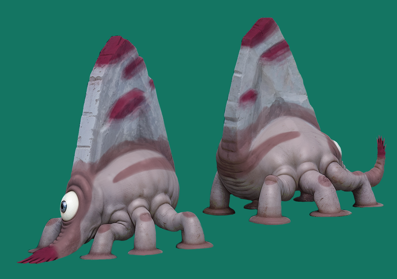 写实版外星生物制作过程(手绘+photoshop+Stable Diffusion)