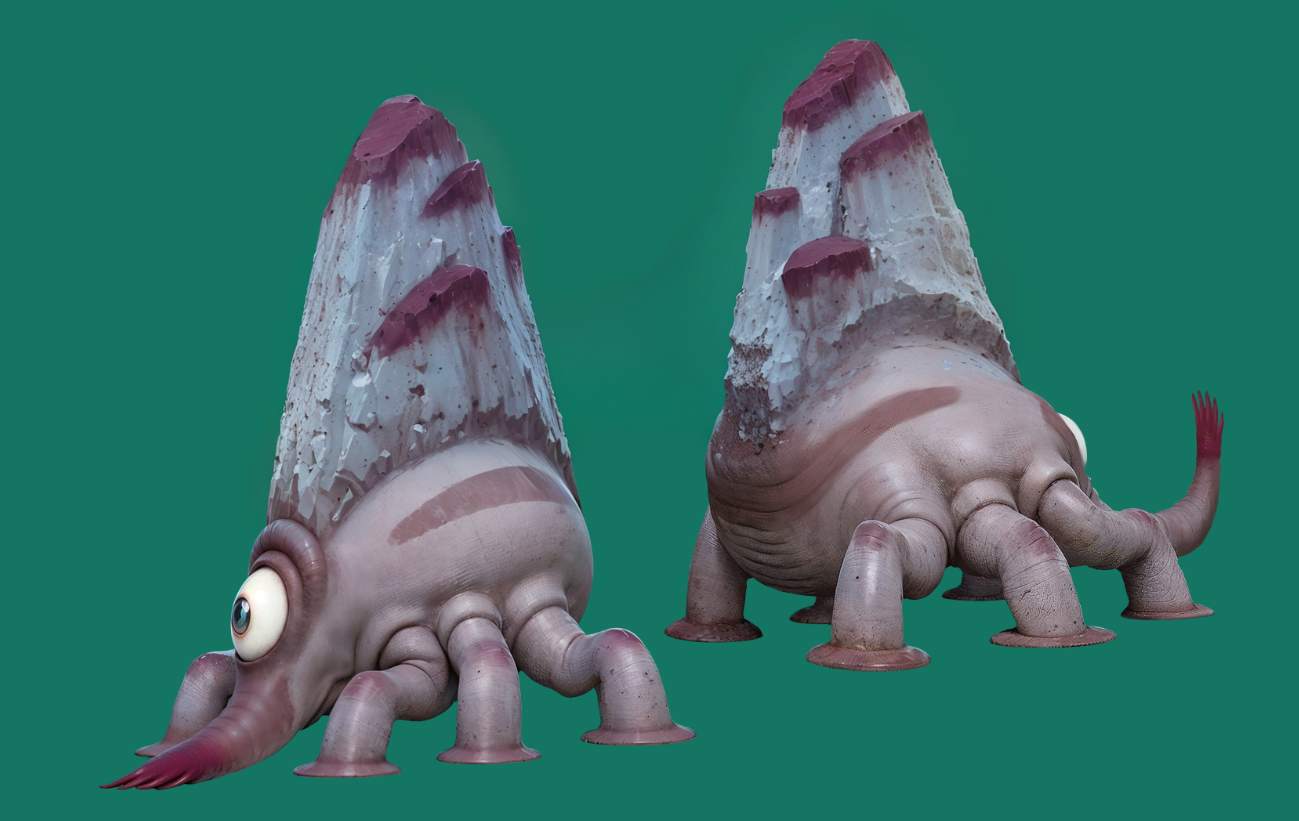 写实版外星生物制作过程(手绘+photoshop+Stable Diffusion)