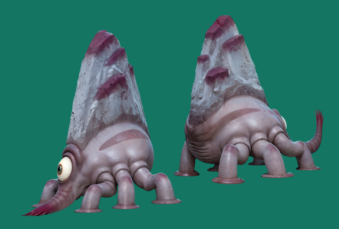 写实版外星生物制作过程(手绘+photoshop+Stable Diffusion)