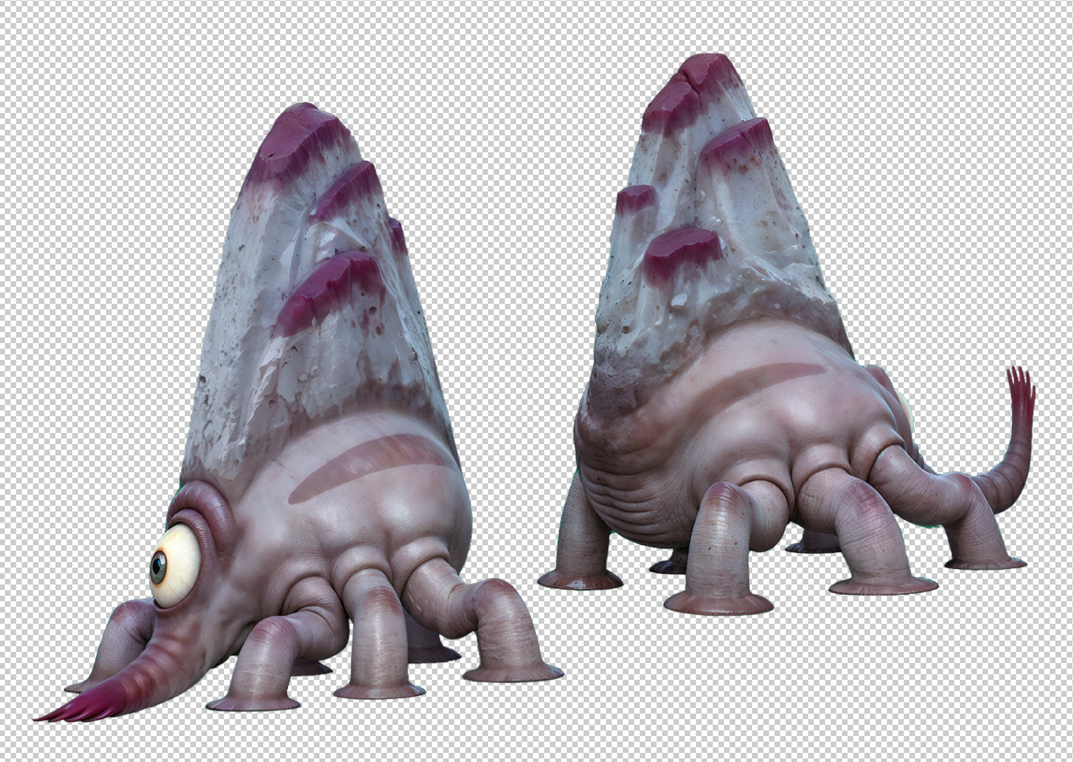 写实版外星生物制作过程(手绘+photoshop+Stable Diffusion)