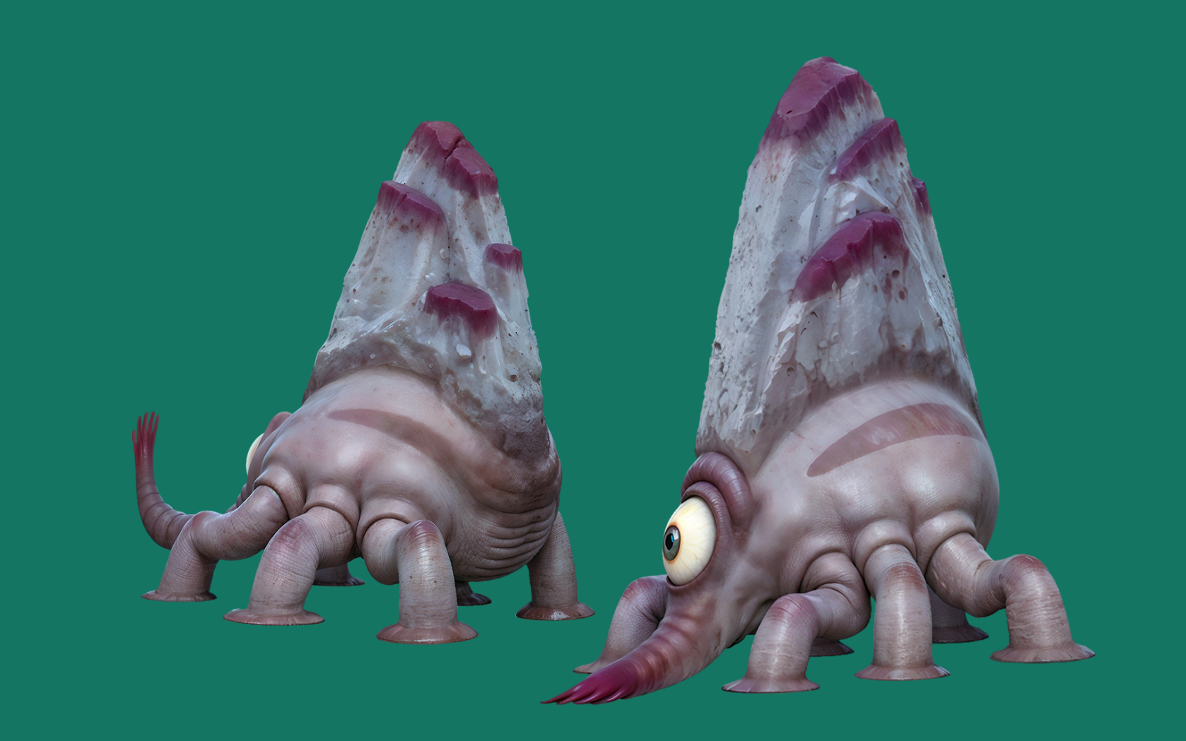 写实版外星生物制作过程(手绘+photoshop+Stable Diffusion)