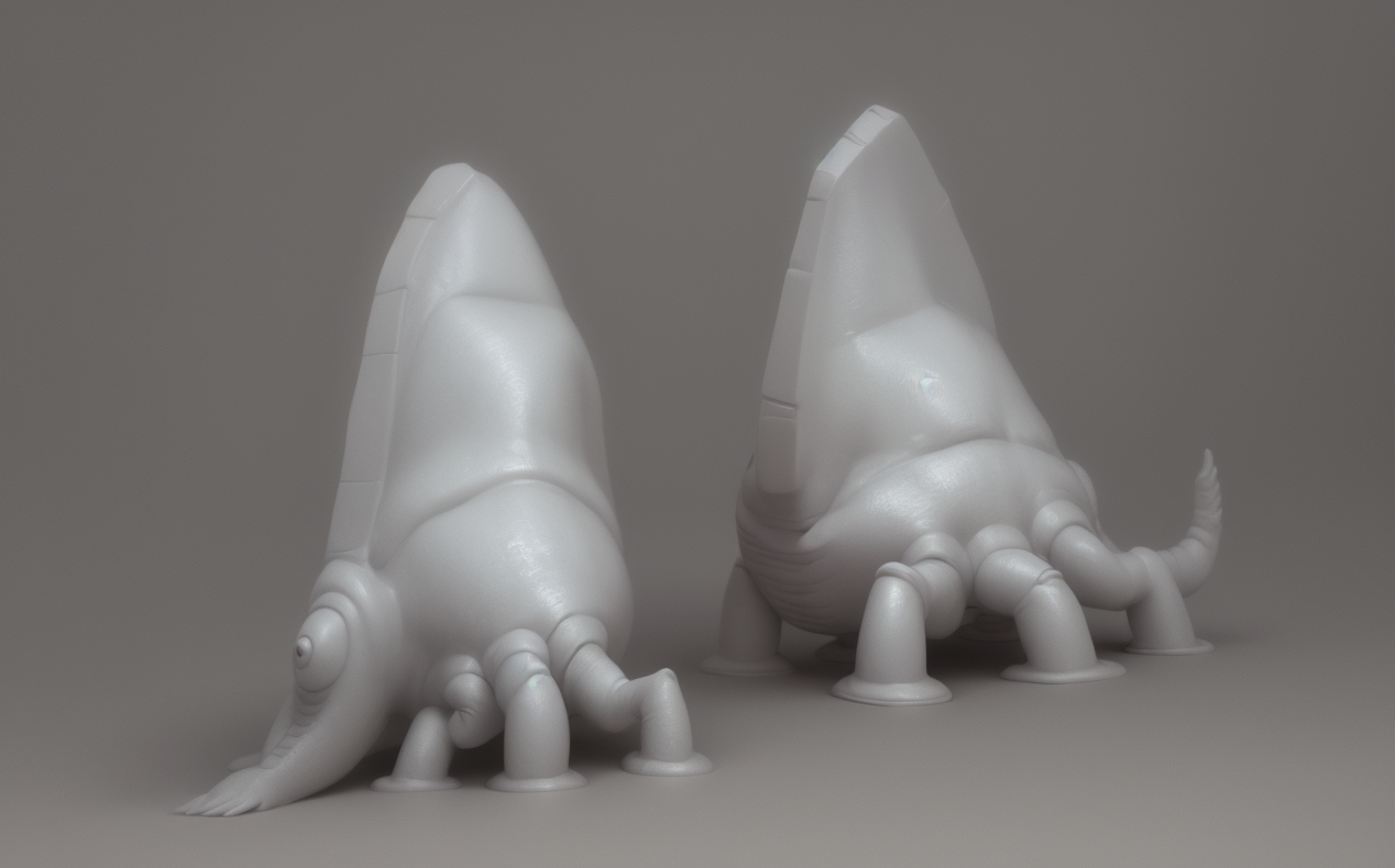 写实版外星生物制作过程(手绘+photoshop+Stable Diffusion)