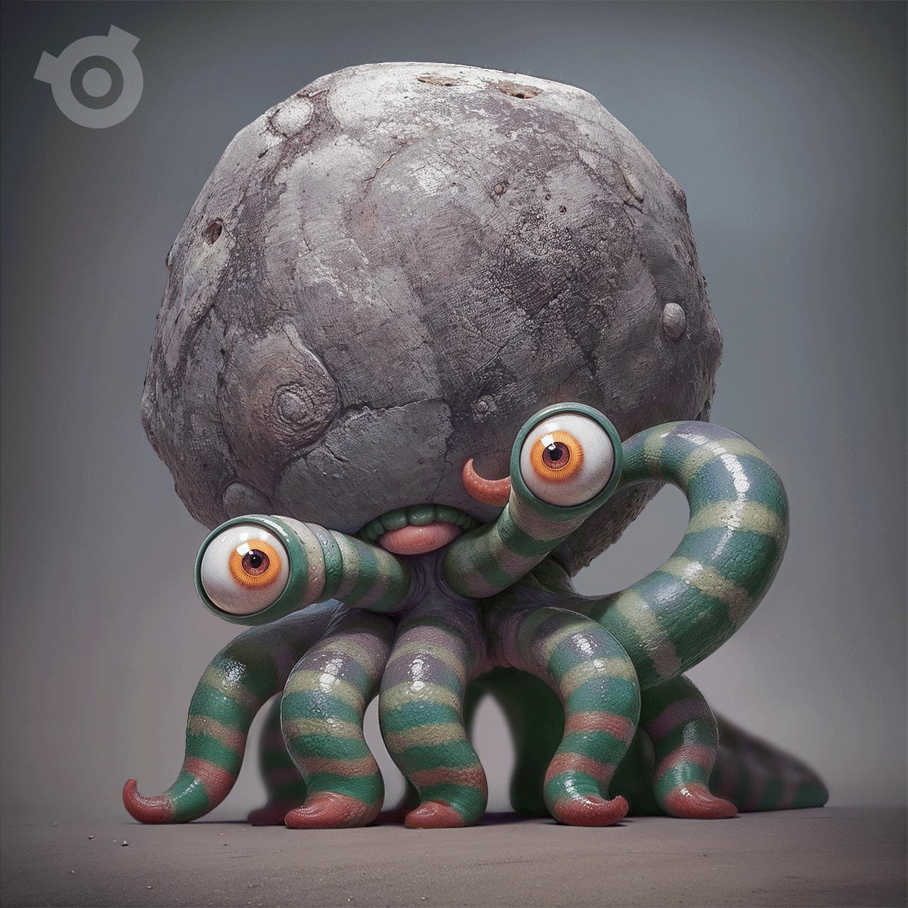 艺术创作的本质是什么——是思想的表达,还是技法的展现?两者可以共存,也可以独立存在,但如果它们成为对立面,那就太可悲了。石子章鱼思考了这个问题……然后对你做了个鬼脸。