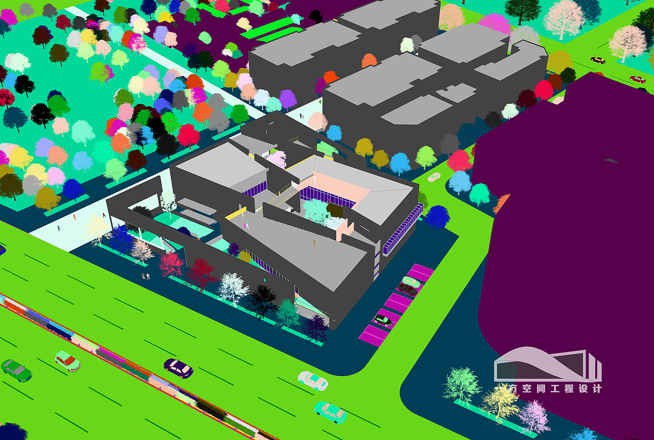 博物馆建筑效果图