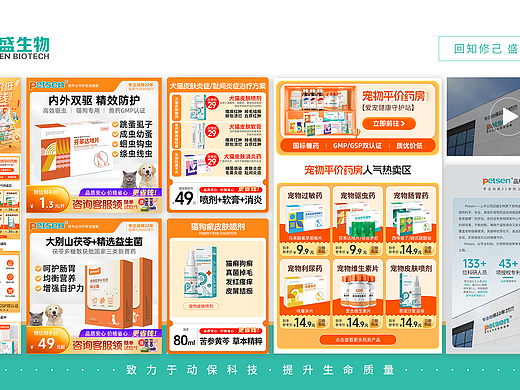 宠物电商设计（部分作品）
