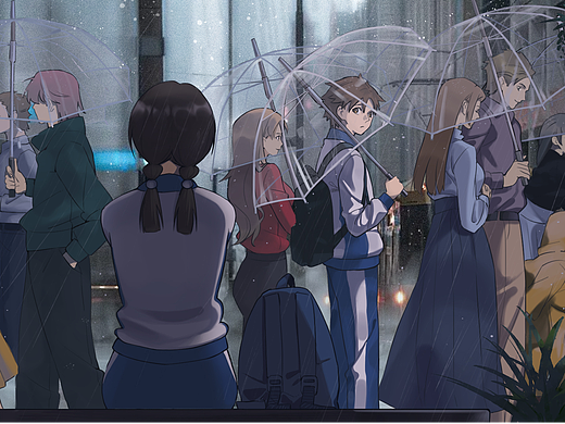 下雨了