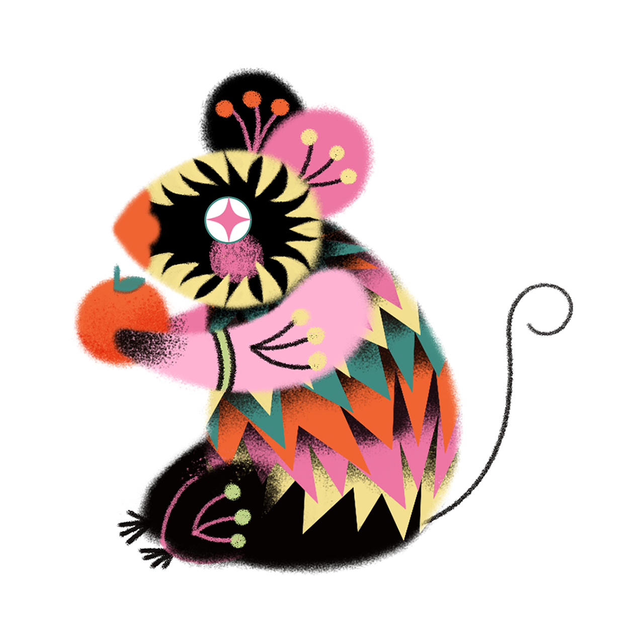 剪紙老鼠（圖ZMzg5NTA1NTQ4） - 創(chuàng)作習(xí)作 - 站酷設(shè)計(jì)師貓小燕原創(chuàng)素材 - 站酷ZCOOL