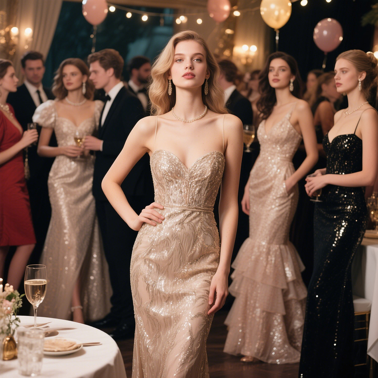 party摄影—穿着美丽礼服的女孩们(美国)