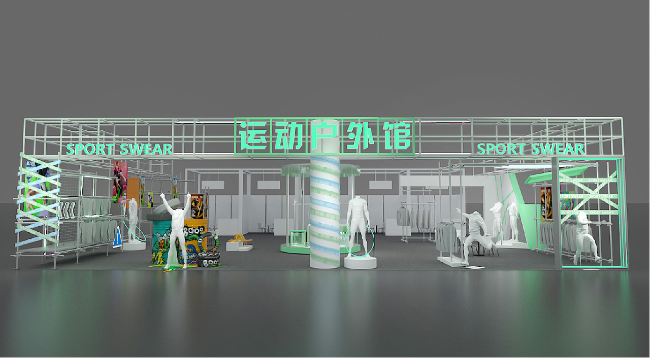 中国(石狮)国际纺织服装博览会平面3D图