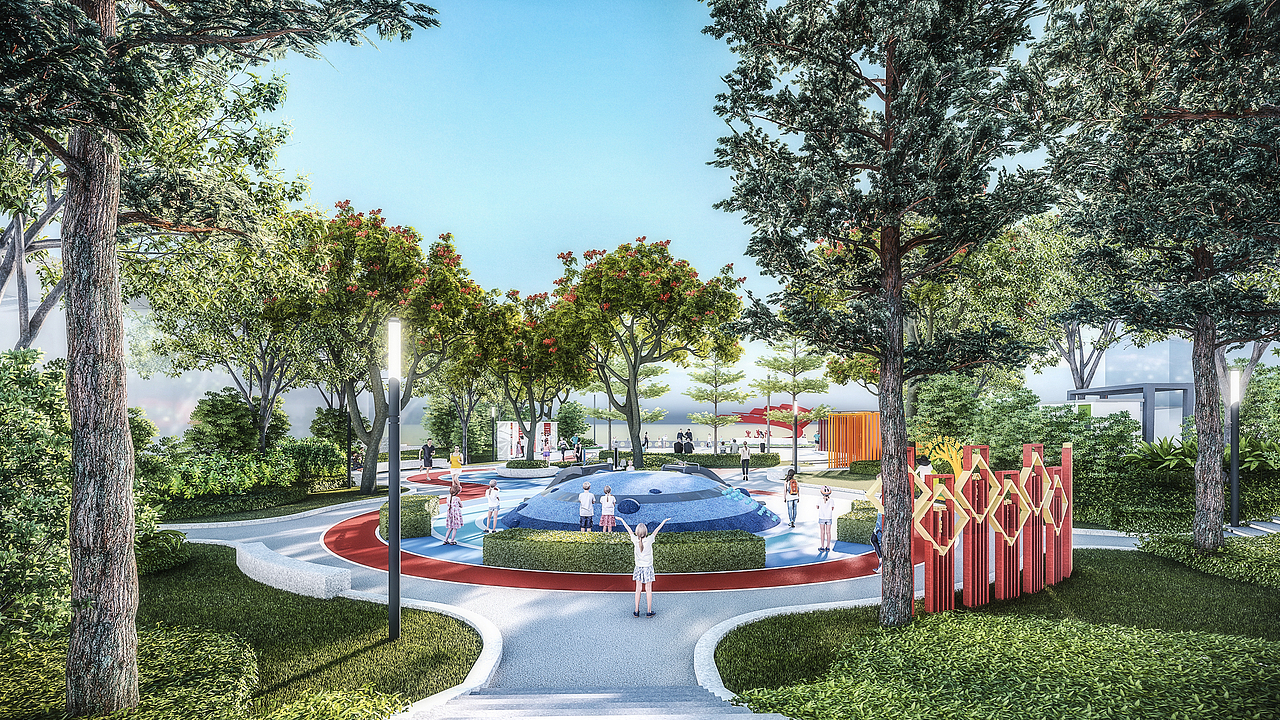 社区公园设计（图ZMzg5NTExNzY4） - 景观设计 - 站酷设计师景观设计师_江屿原创素材 - 站酷ZCOOL