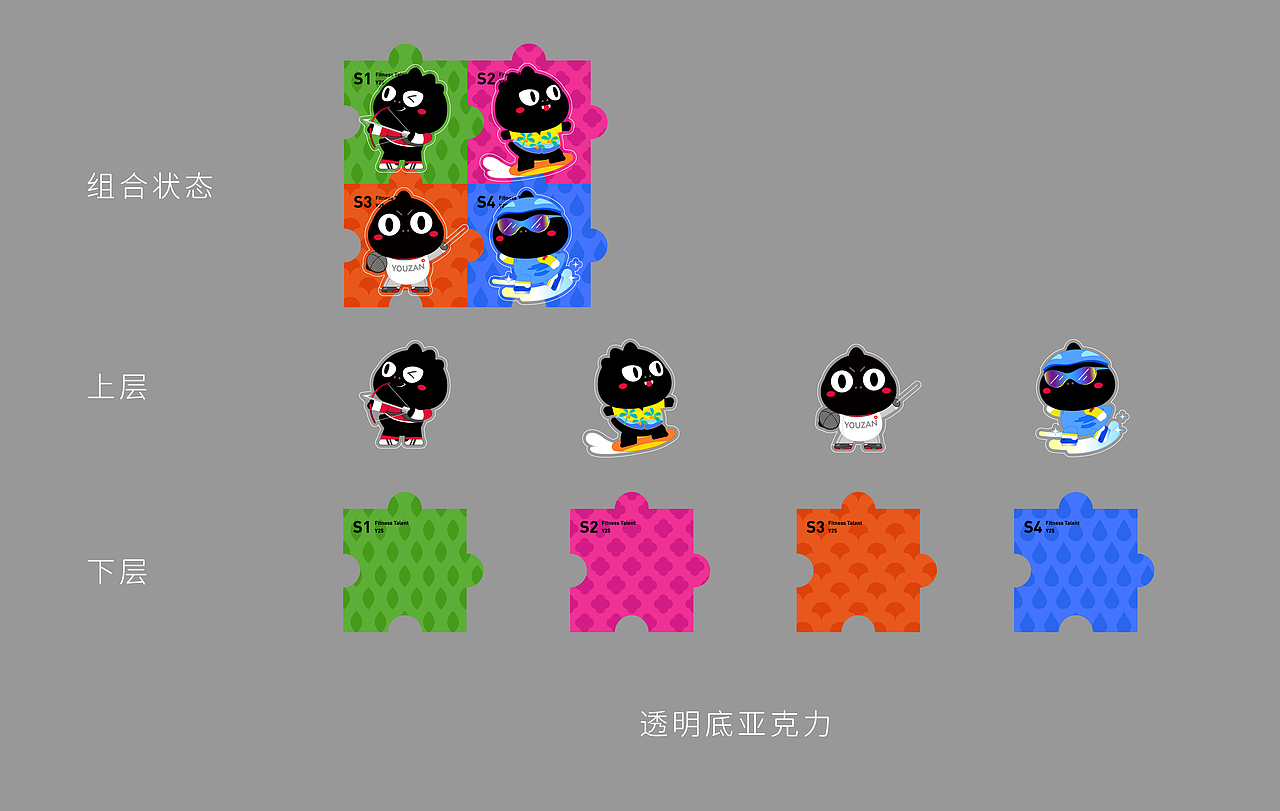 2025季度运动冰箱贴（图ZMzg5NTExNzcy） - IP形象 - 站酷设计师DengYC原创素材 - 站酷ZCOOL