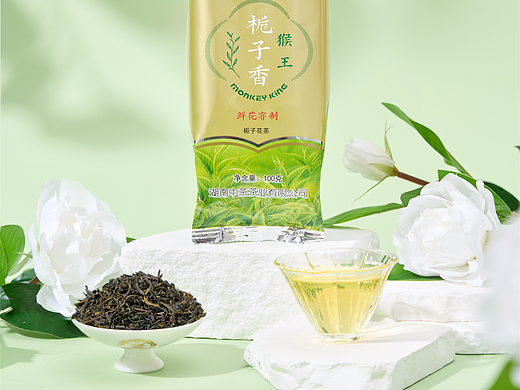 中茶-栀子香 | 茶产品拍摄