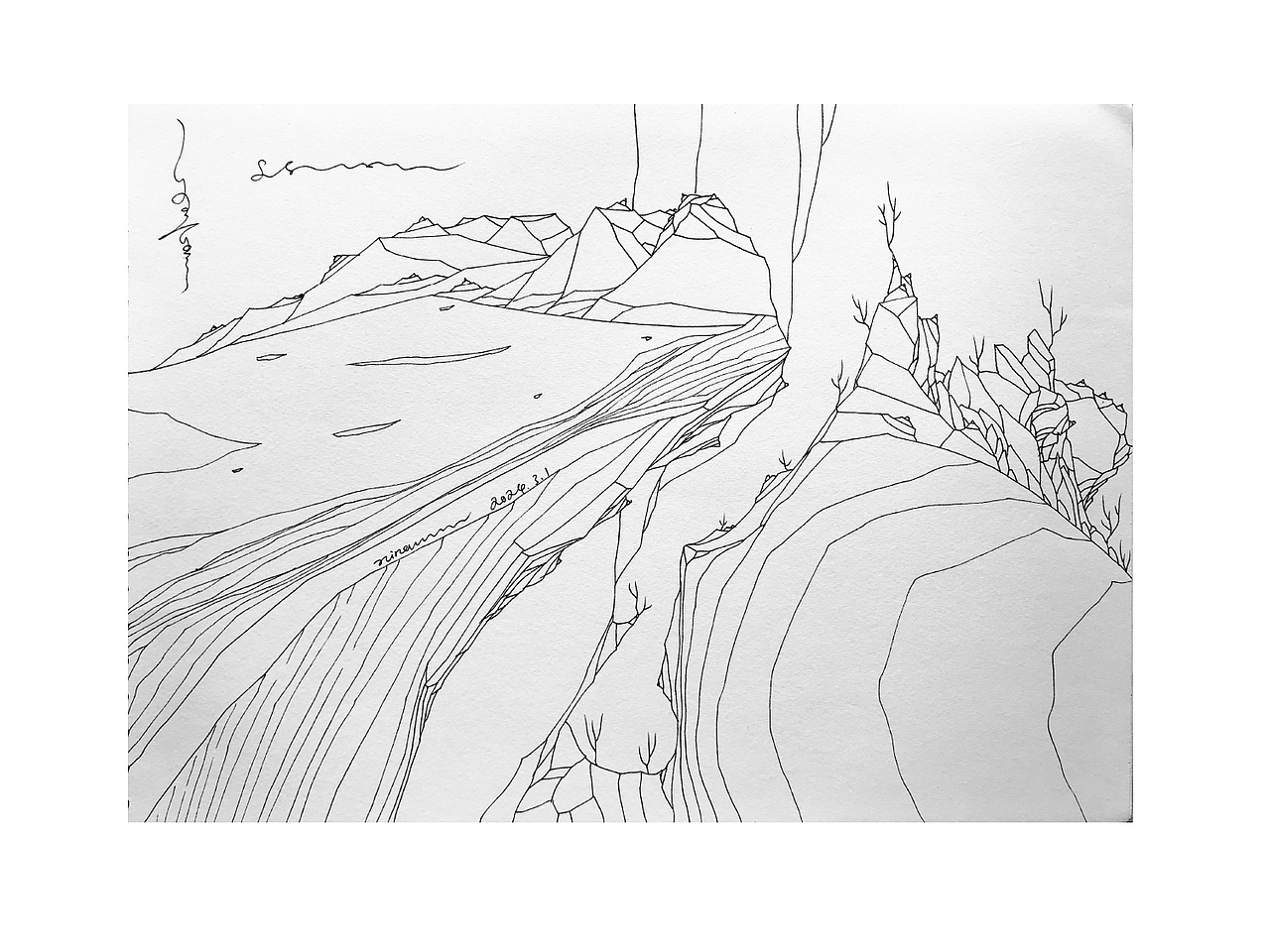 线条的自白（图ZMzg5NTM2MDYw） - 艺术插画 - 站酷设计师ninananananana原创素材 - 站酷ZCOOL