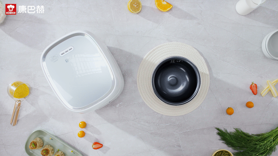 电商厨房电器摄影 |康巴赫0氟铁釜IH电饭煲 X BOYA