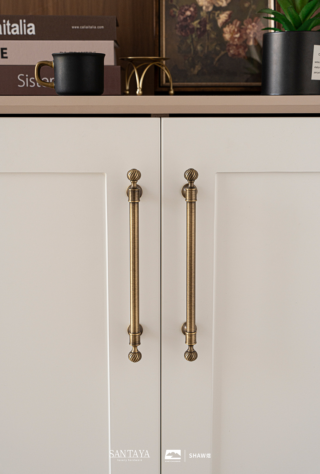 黄铜拉手-古铜色复古风-产品摄影