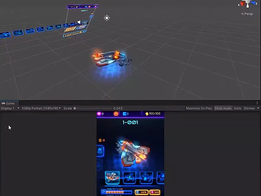 飞机大战Unity3d游戏代做