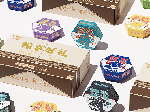 端午粽子创意礼盒包装设计