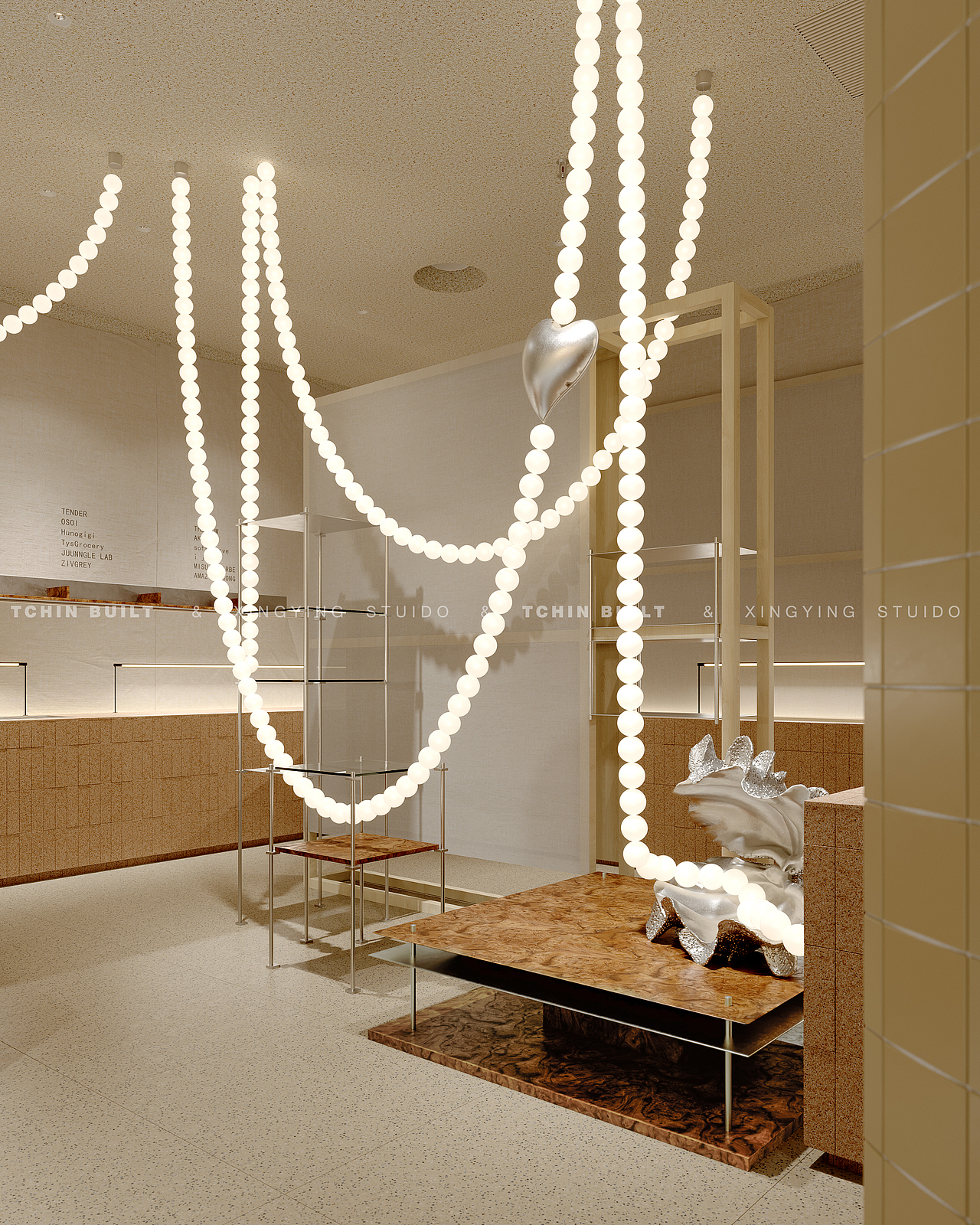 首饰店表现-Tchin Built & 形影视觉