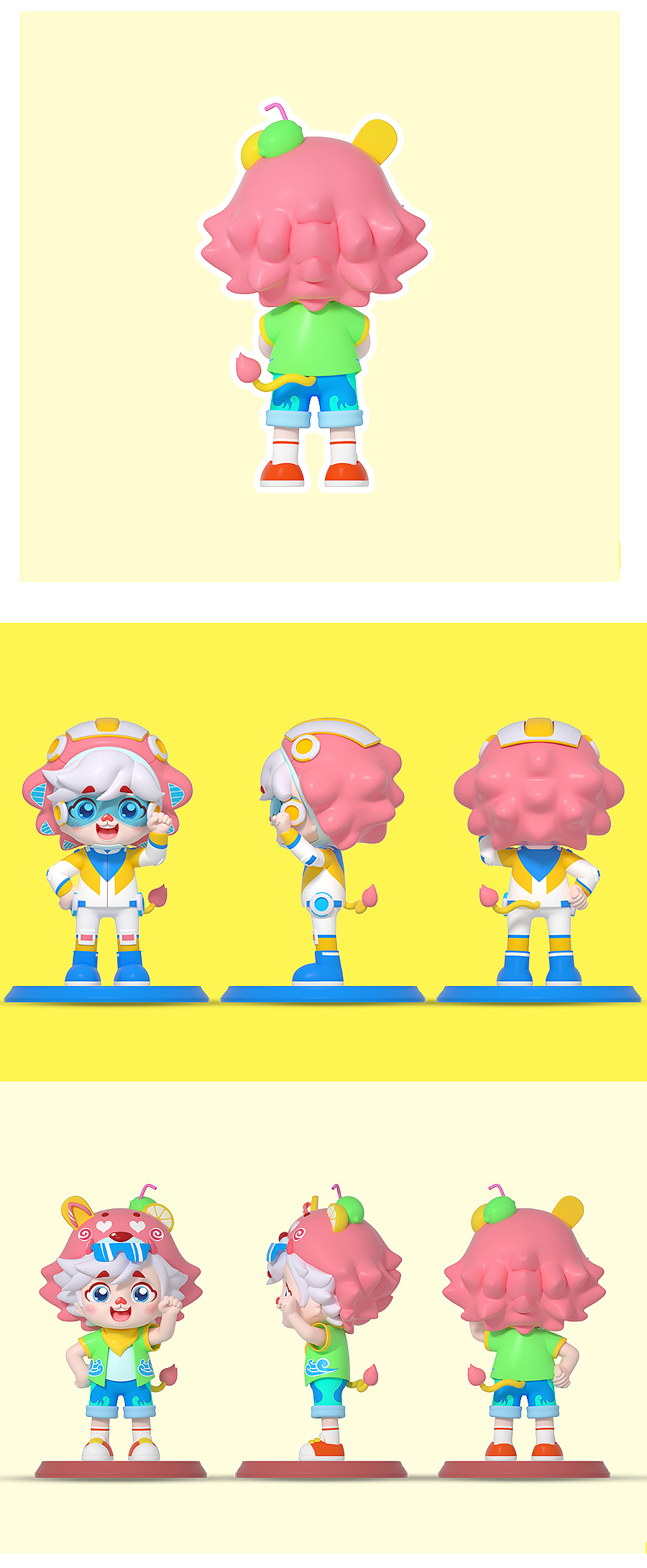 工作室承接3d卡通ip吉祥物形象建模设计