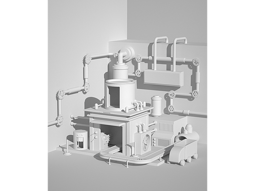 建模 工厂建模 三维（个人主页-ZNzE4MDQ0NTY=） - 场景 - 站酷设计师魚蘓饼原创素材 - 站酷ZCOOL