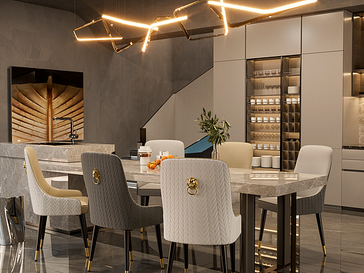 家具餐椅渲染--2024.03