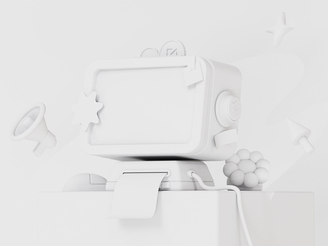 q版电脑 | C4D建模