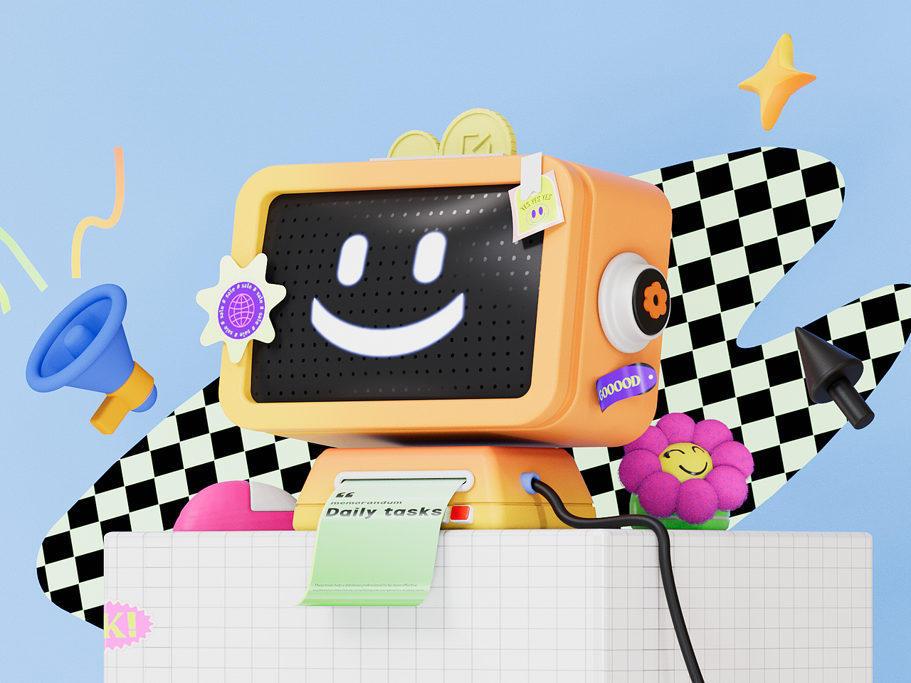 q版电脑 | C4D建模