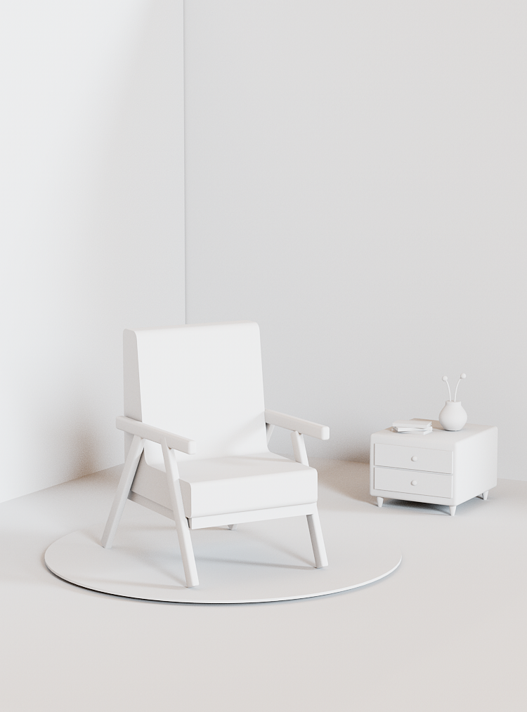 C4D建模|家具海报