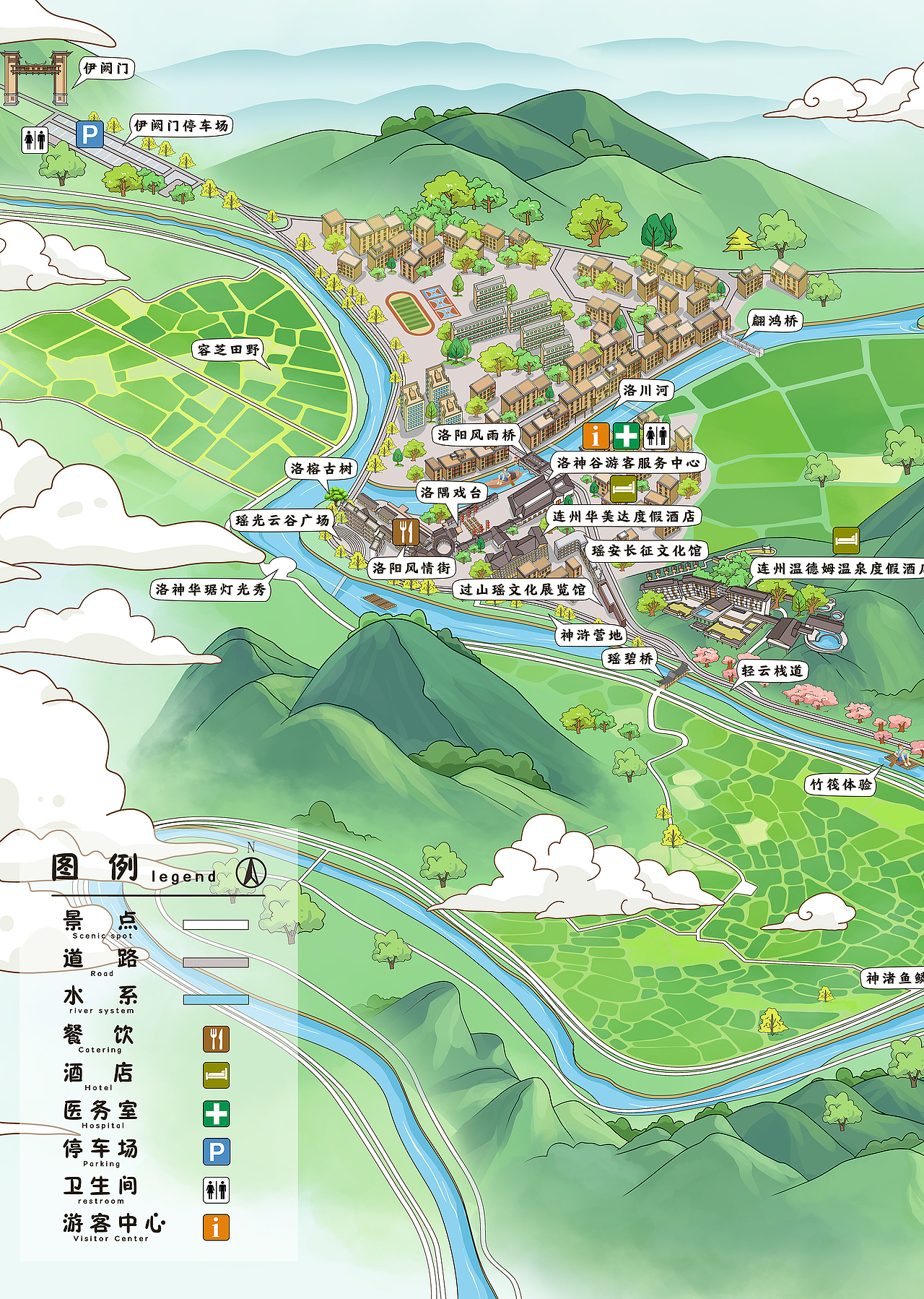 地图合集（图ZMzg5NTg0OTE2） - 商业插画 - 站酷设计师宇禾设计手绘地图原创素材 - 站酷ZCOOL