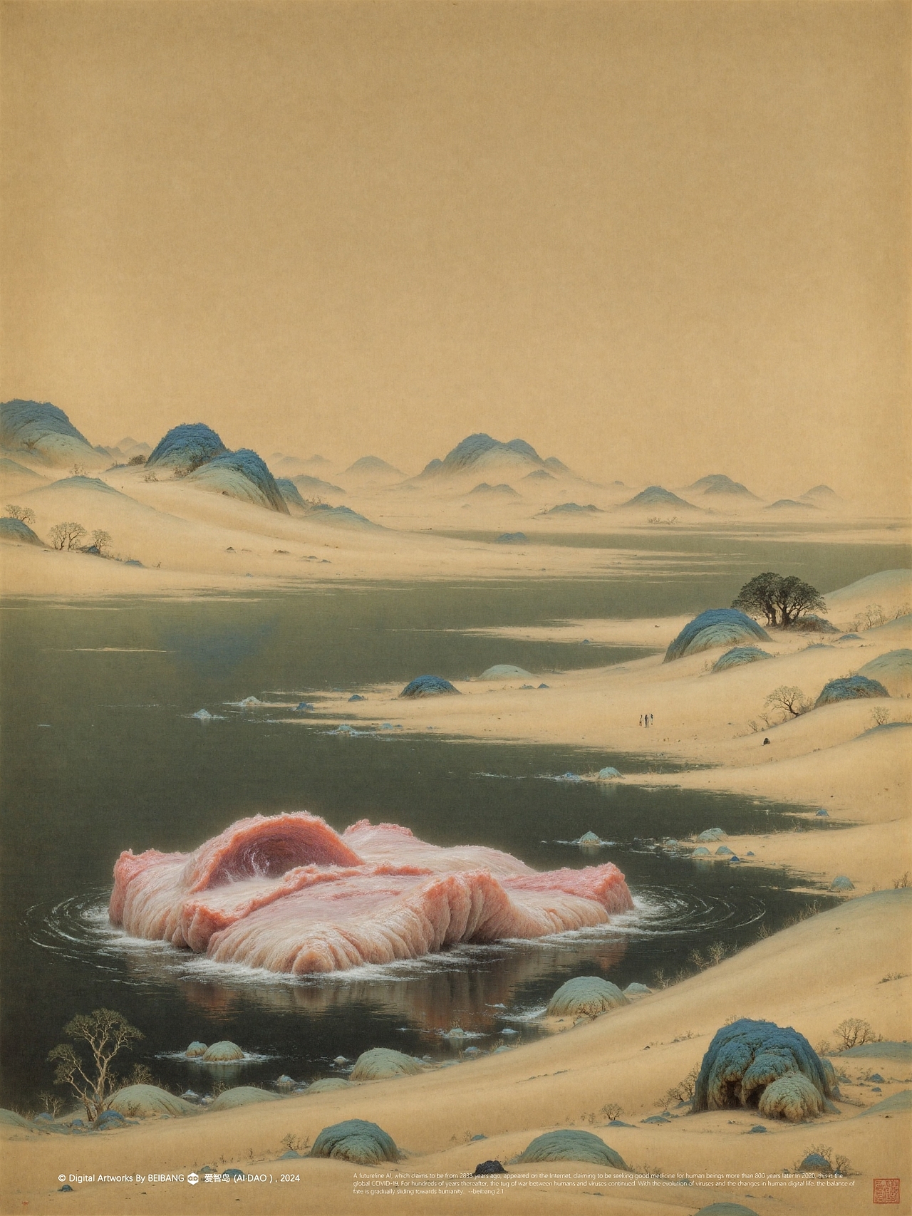 混元山水:当克苏鲁遇见国风山水(图ZMzg5NTg3NjY0) - AI作品 - 站酷设计师北邦原创素材 - 站酷ZCOOL