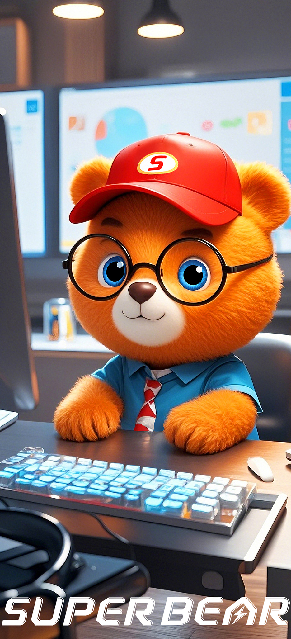超级熊Super Bear(AI)(图ZMzg5NjAxOTY4) - IP形象 - 站酷设计师爱龙余健原创素材 - 站酷ZCOOL