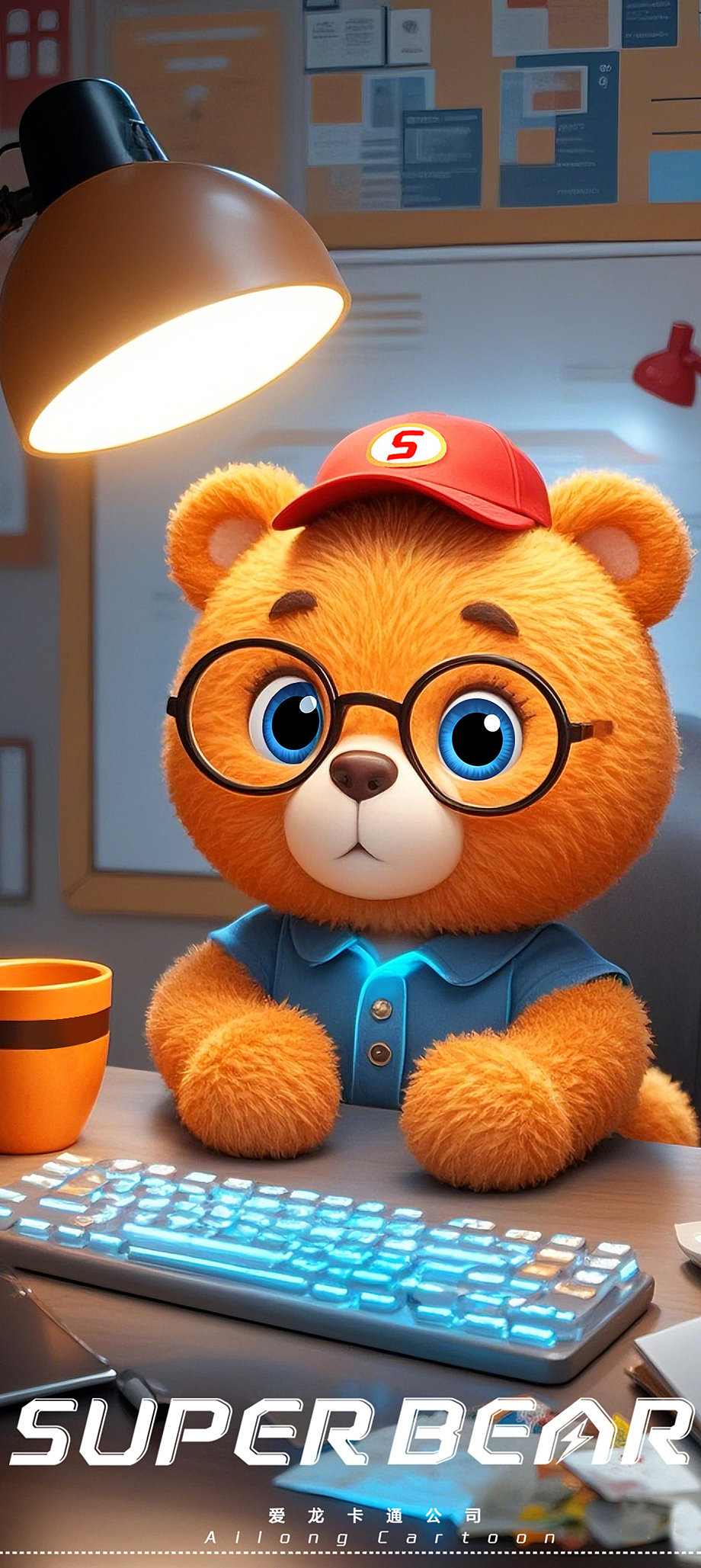 超级熊Super Bear(AI)(图ZMzg5NjAxOTY0) - IP形象 - 站酷设计师爱龙余健原创素材 - 站酷ZCOOL
