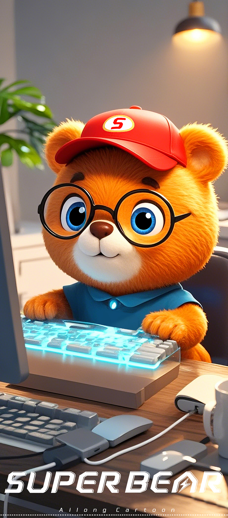 超级熊Super Bear(AI)(图ZMzg5NjAxOTcy) - IP形象 - 站酷设计师爱龙余健原创素材 - 站酷ZCOOL