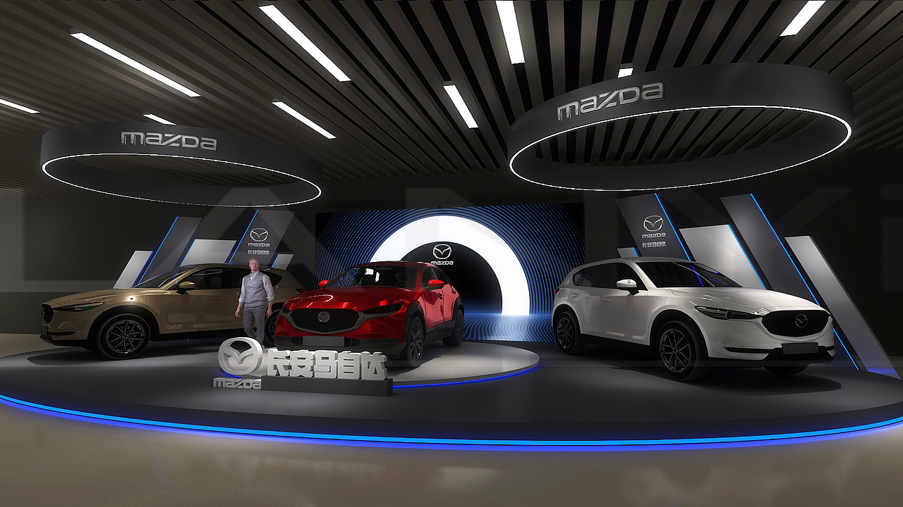 汽车发布会活动展示三维全案设计