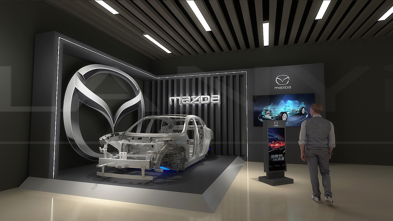汽车发布会活动展示三维全案设计
