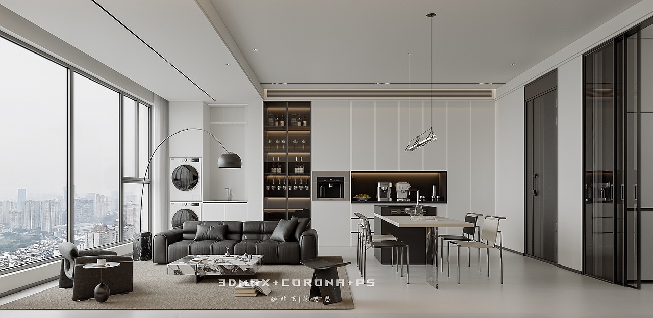 现代极简 · 归于纯粹！（图ZMzg5NjA0NDAw） - 家装设计 - 站酷设计师北玄徐恩恩原创素材 - 站酷ZCOOL