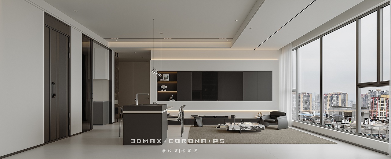 现代极简 · 归于纯粹！（图ZMzg5NjA0NDA4） - 家装设计 - 站酷设计师北玄徐恩恩原创素材 - 站酷ZCOOL