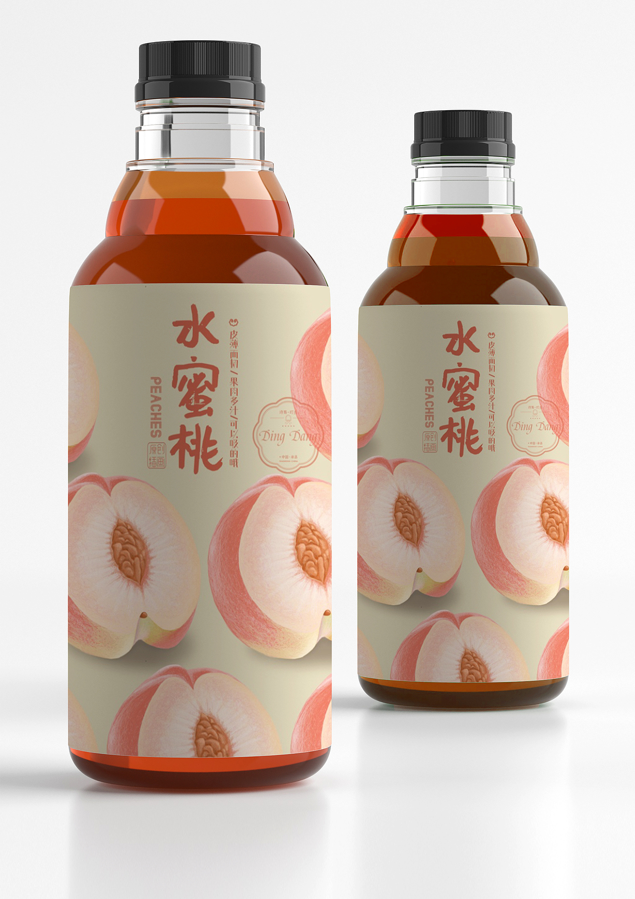 水蜜桃（图ZMzg5NjA0NzI0） - 商业插画 - 站酷设计师叮当DD原创素材 - 站酷ZCOOL