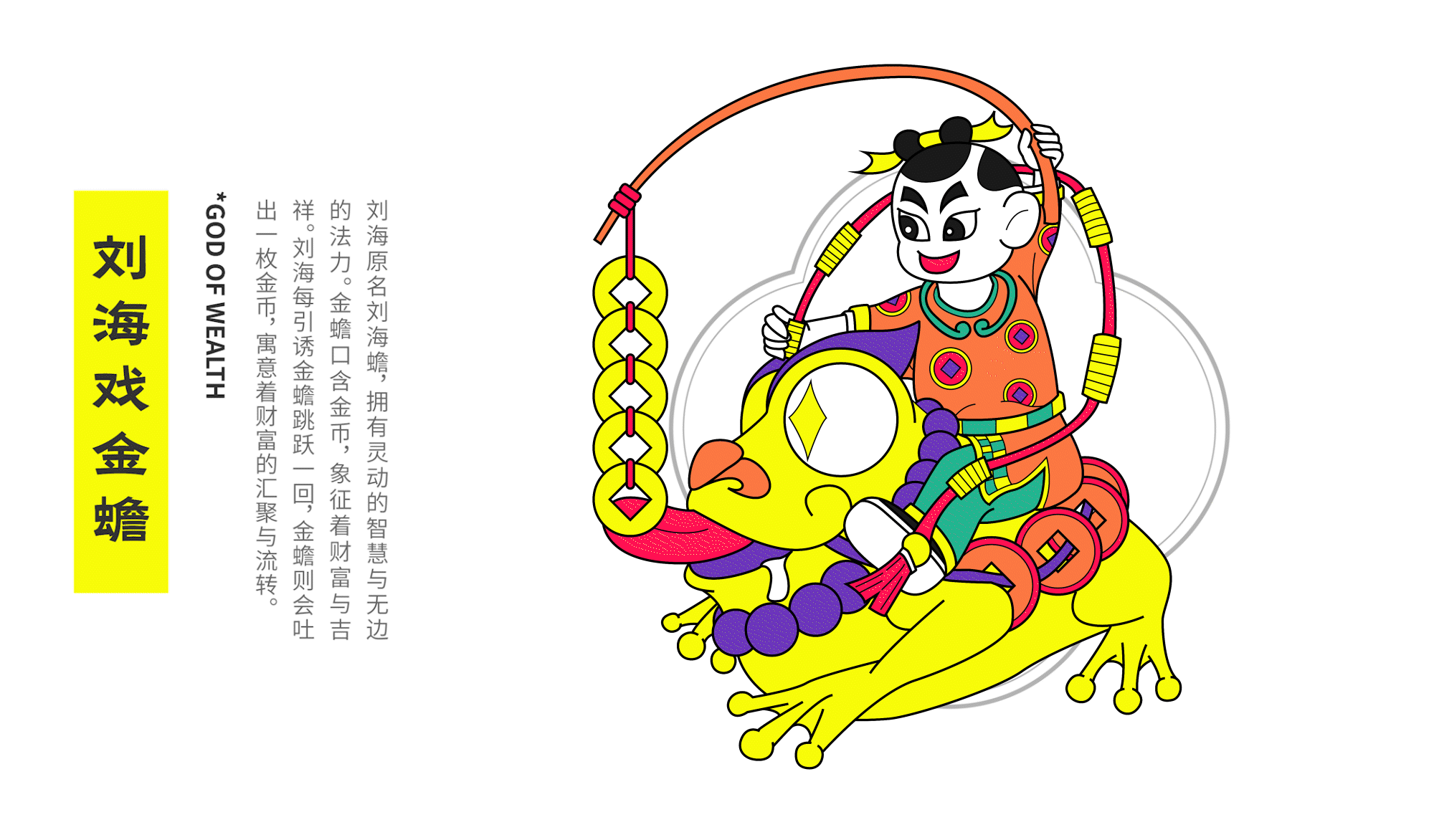 “众神纳福”朱仙镇年画设计