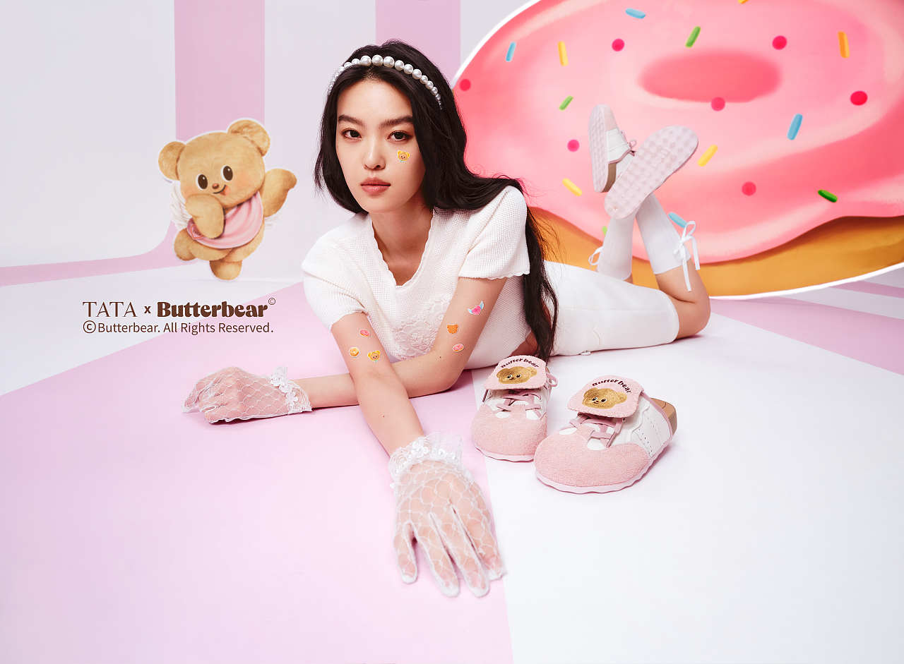 太可爱啦!TATA黄油小熊联名软甜登场