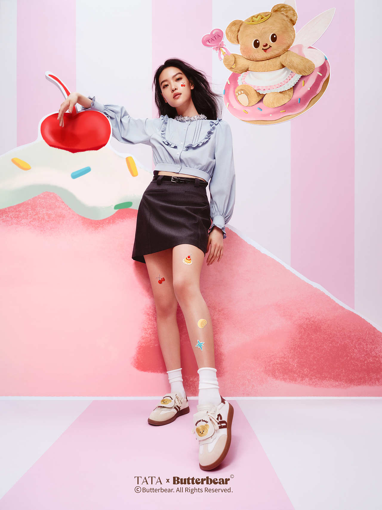 太可爱啦!TATA黄油小熊联名软甜登场