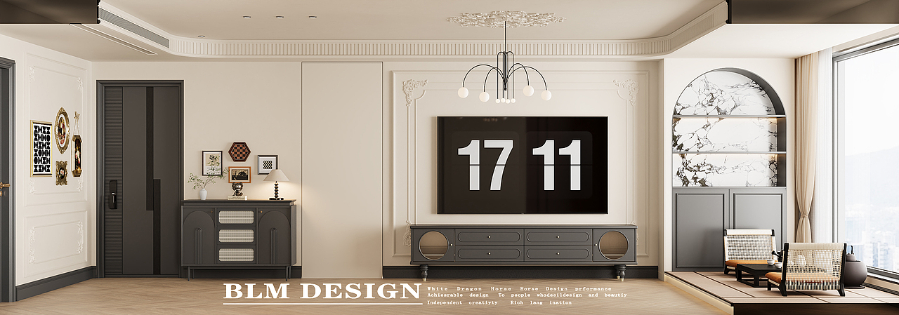 白龙马效果图-法式